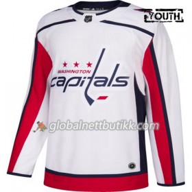 Washington Capitals Hockeydrakt Blank Hvit Adidas Authentic - Barn